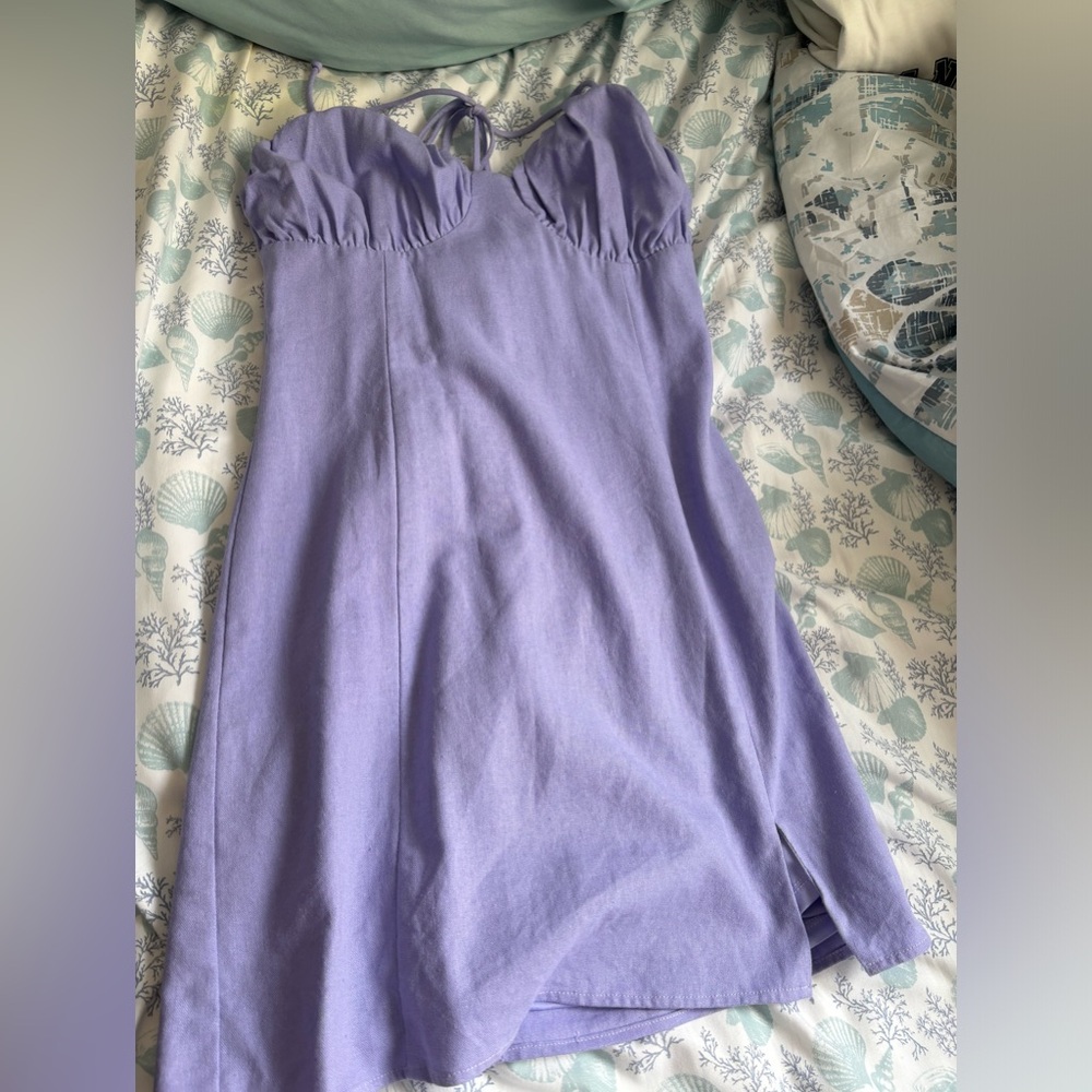 Caught feeling lilac minidress new never worn